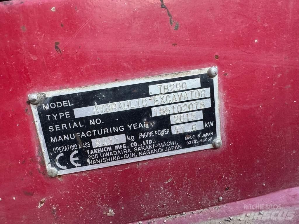 Takeuchi TB 290 Bagri goseničarji