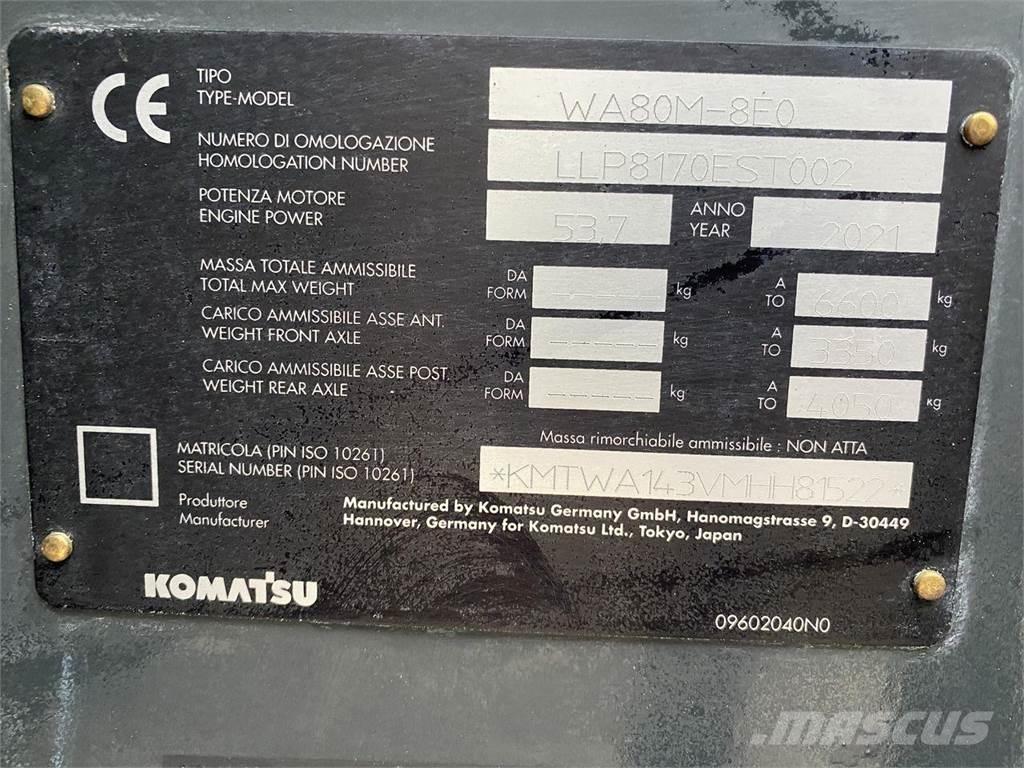 Komatsu WA80M-8EO Večnamenski nakladalci