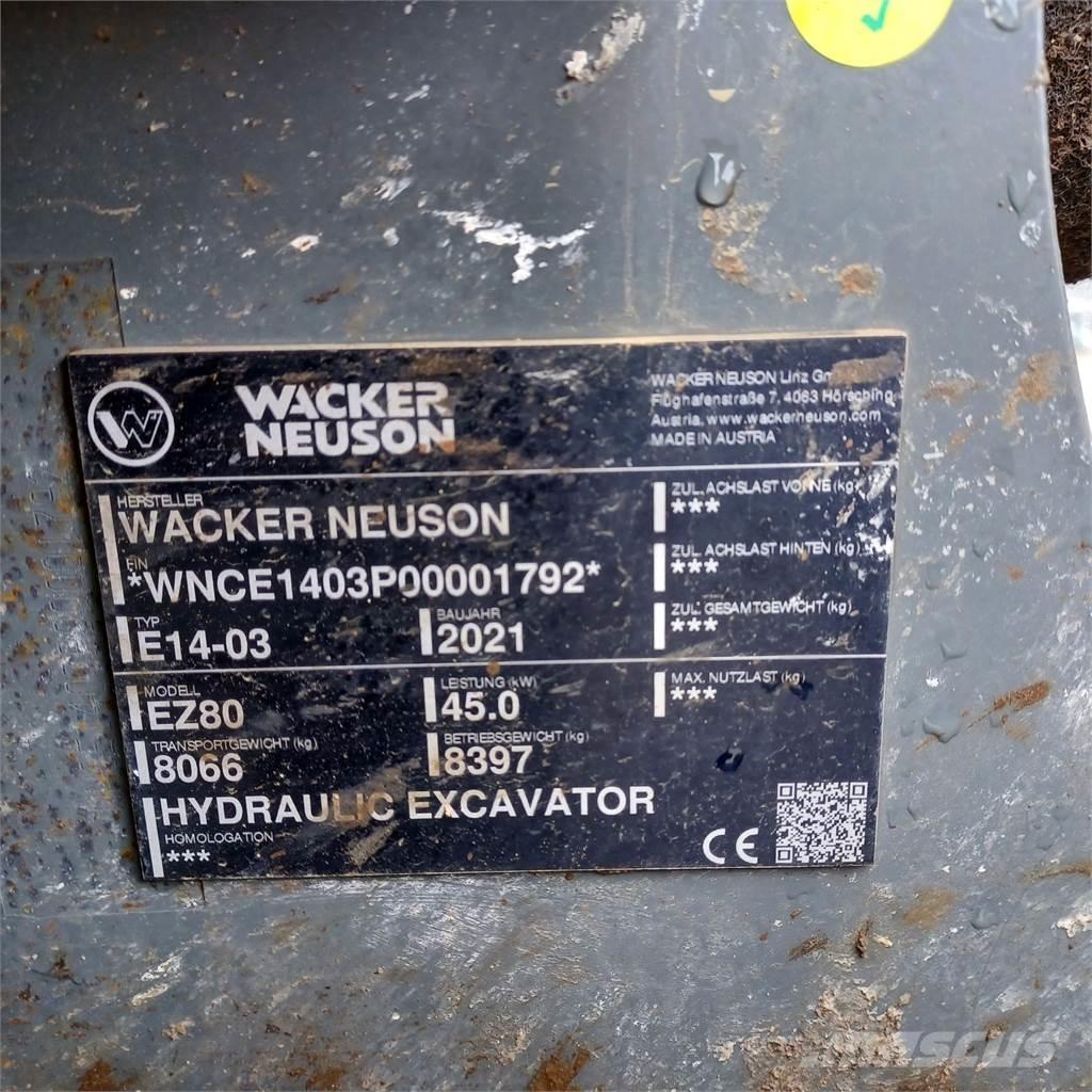 Wacker Neuson EZ80 Bagri goseničarji