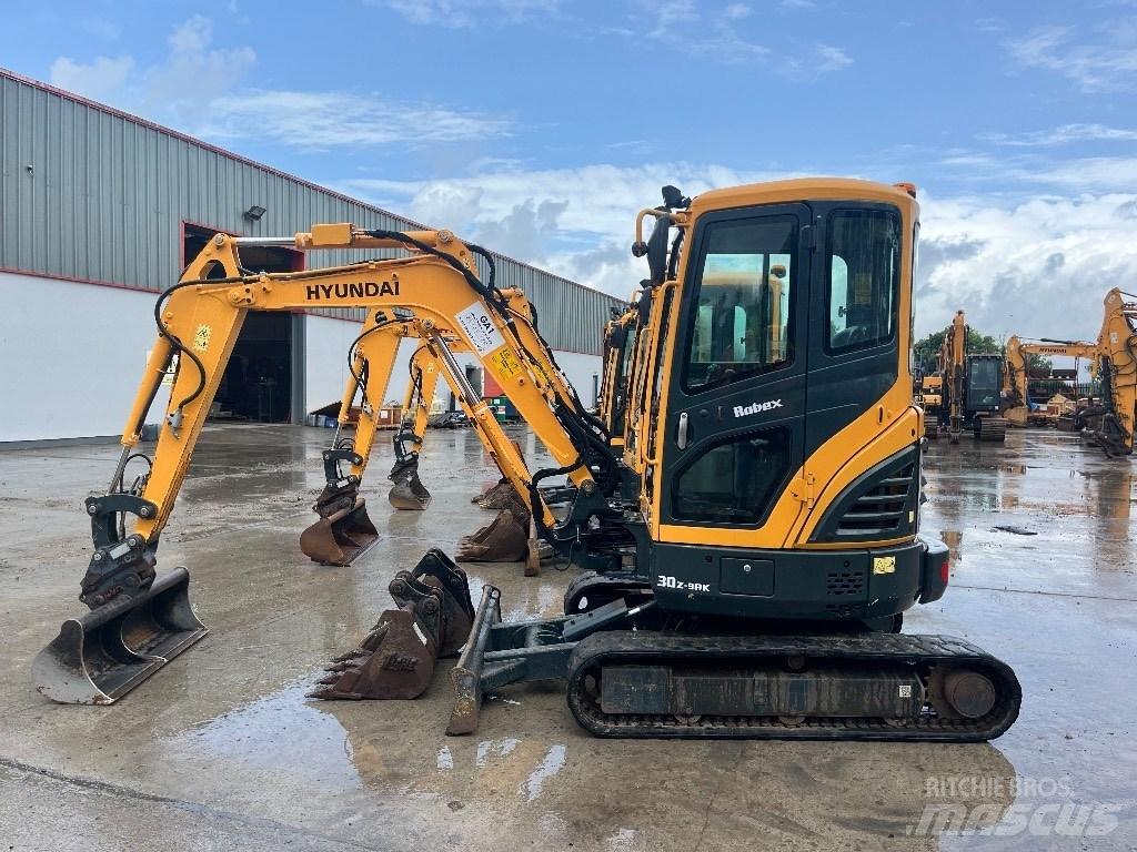 Hyundai R30 Z-9AK Mini bagri <7t