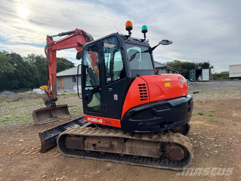 Kubota KX 080-4 Midi bagri 7t – 12t