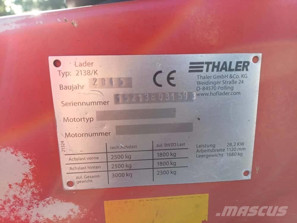 Thaler 2138/K Kolesni nakladalci