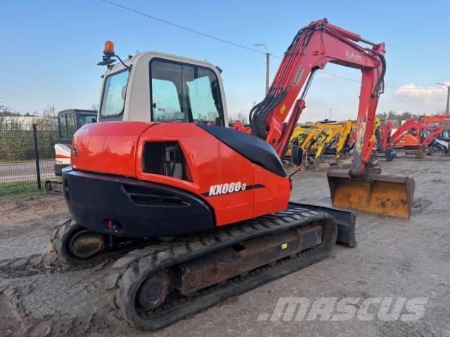 Kubota KX 080-3 Midi bagri 7t – 12t