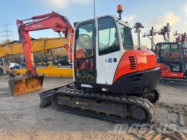 Kubota KX 080-3 Midi bagri 7t – 12t