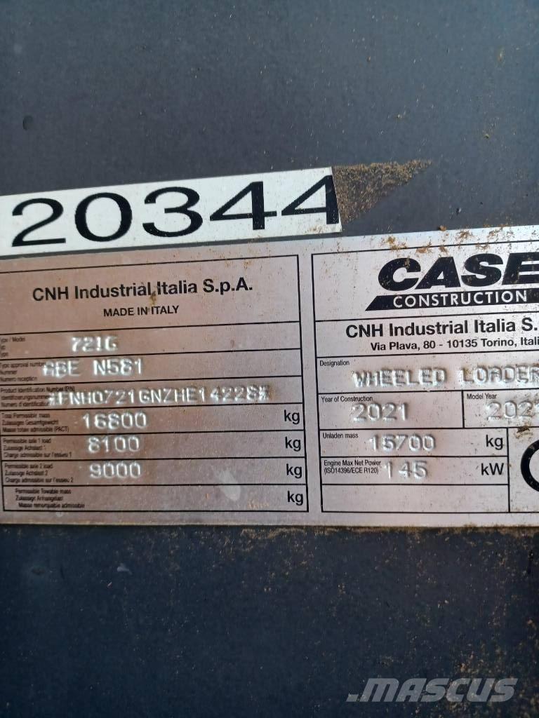 CASE 721 G Evolution Kolesni nakladalci