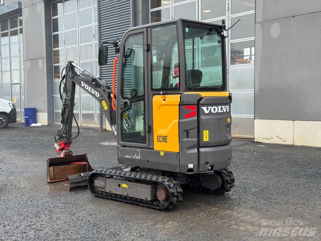 Volvo EC 18 E Mini bagri <7t