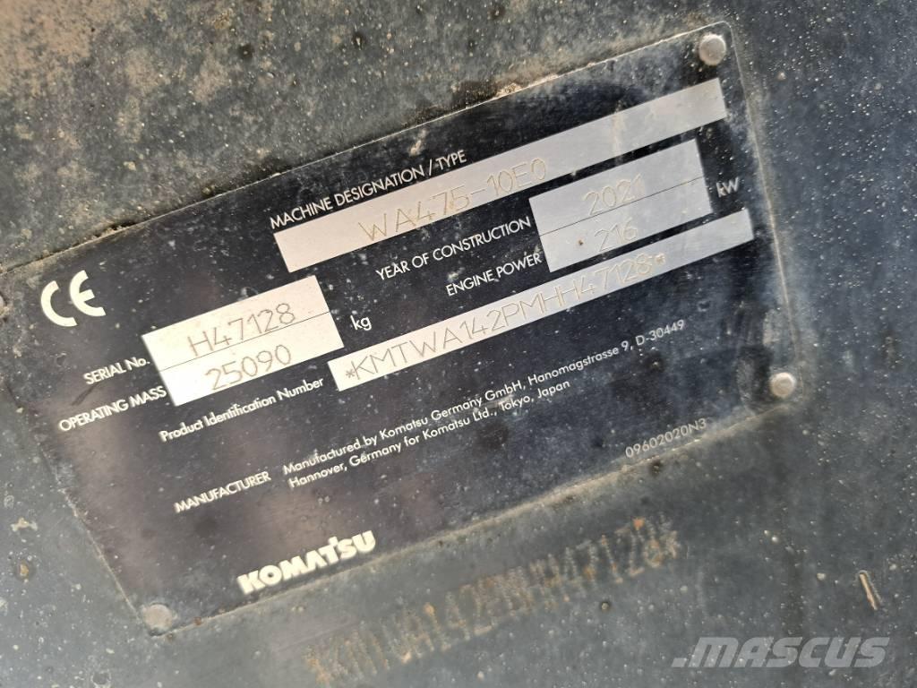 Komatsu WA475-10E0 Kolesni nakladalci