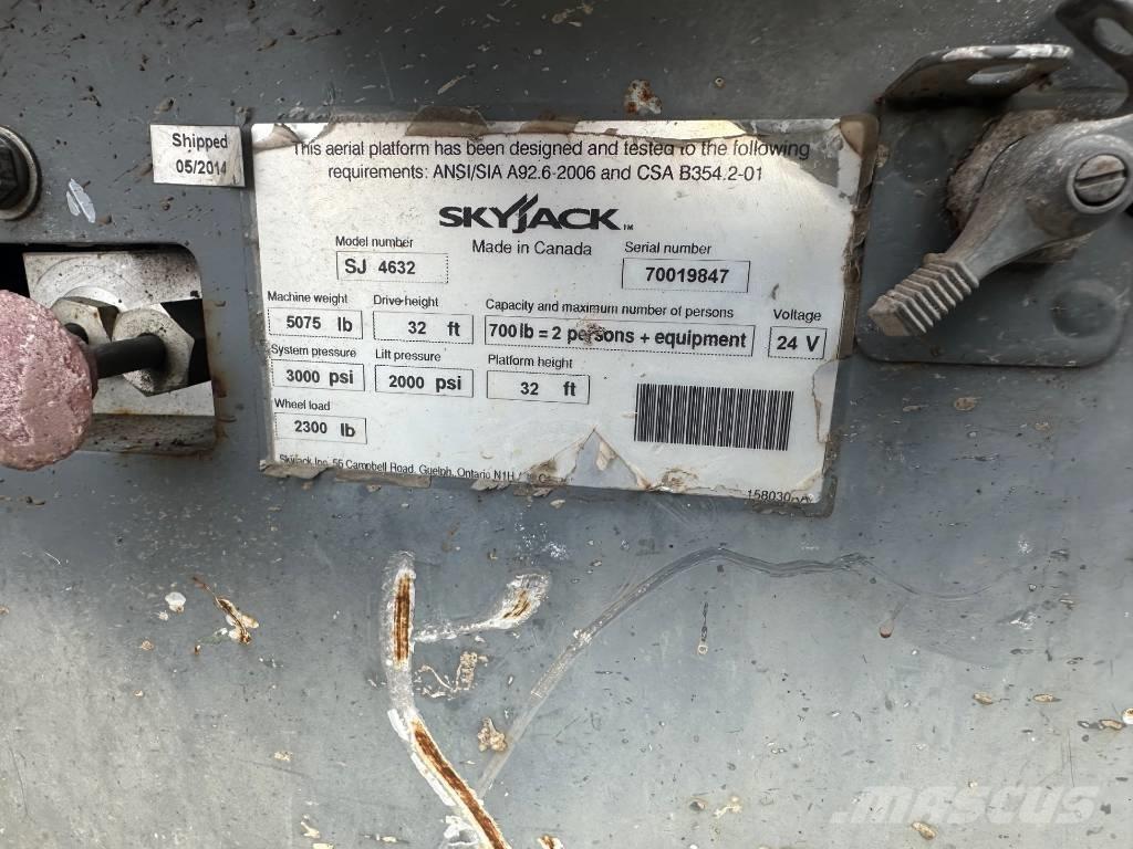 SkyJack SJ 4632 Škarjaste dvižne ploščadi