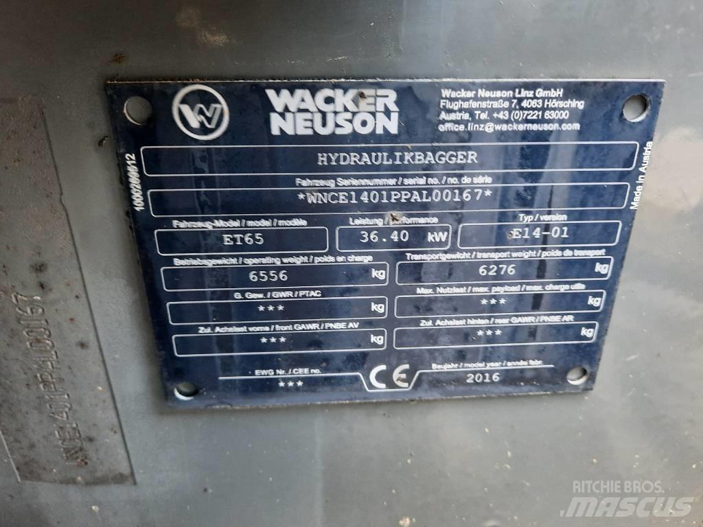 Wacker Neuson ET 65 Mini bagri <7t