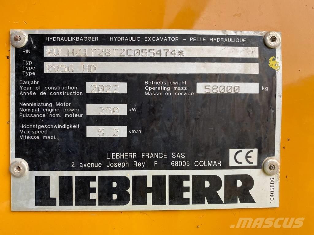 Liebherr R 956 HD Bagri goseničarji
