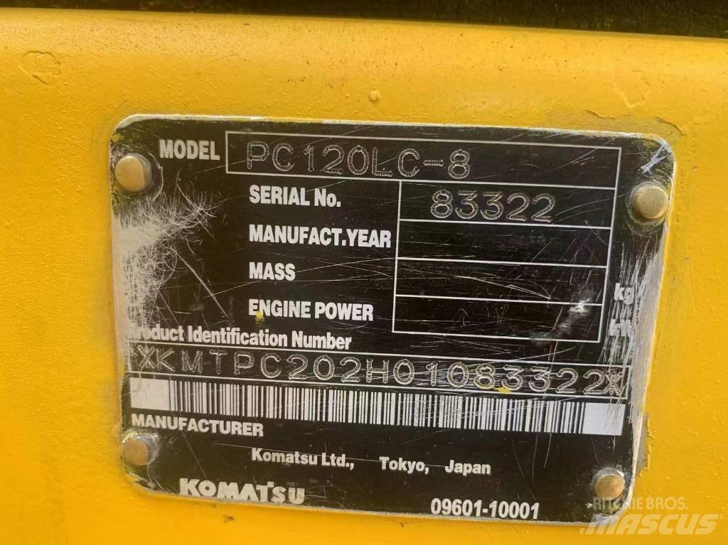 Komatsu PC 120-8 Midi bagri 7t – 12t