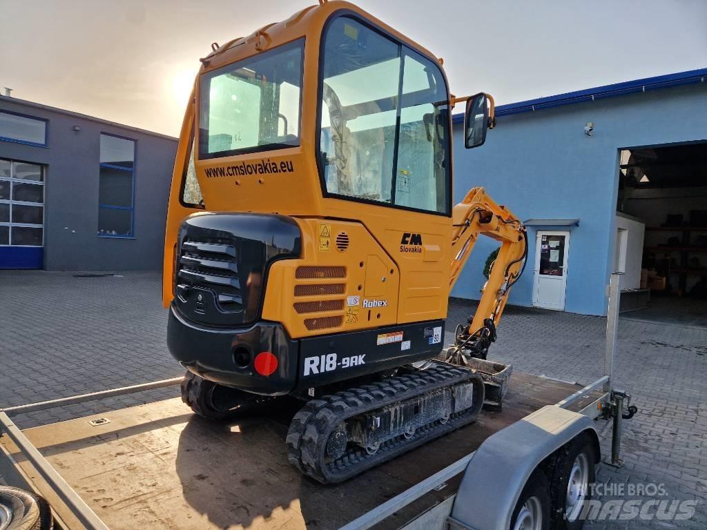 Hyundai R18-9AK Mini bagri <7t