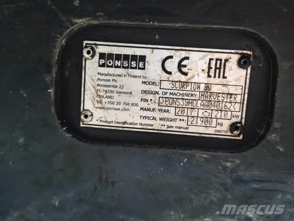 Ponsse Scorpion Harvesterji