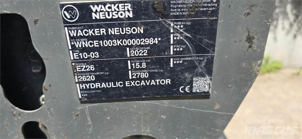 Wacker Neuson EZ26 Bagri goseničarji