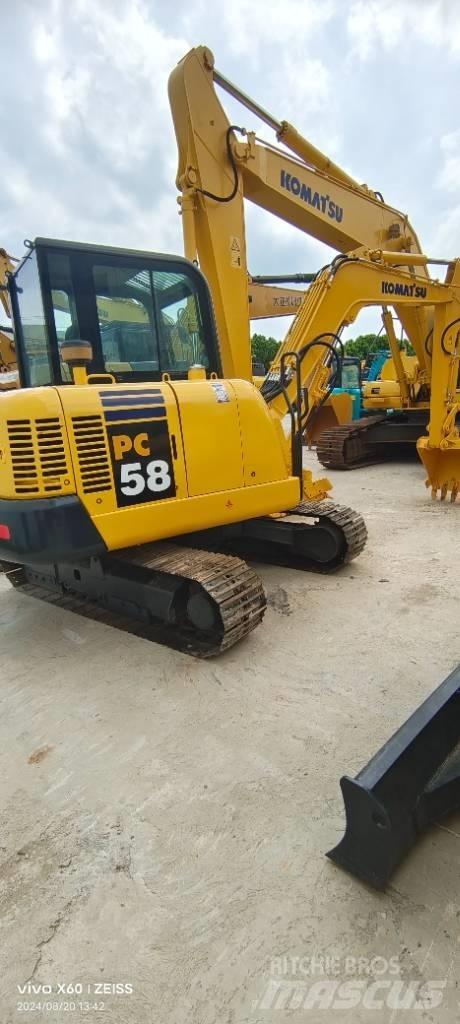 Komatsu PC 58 Mini bagri <7t