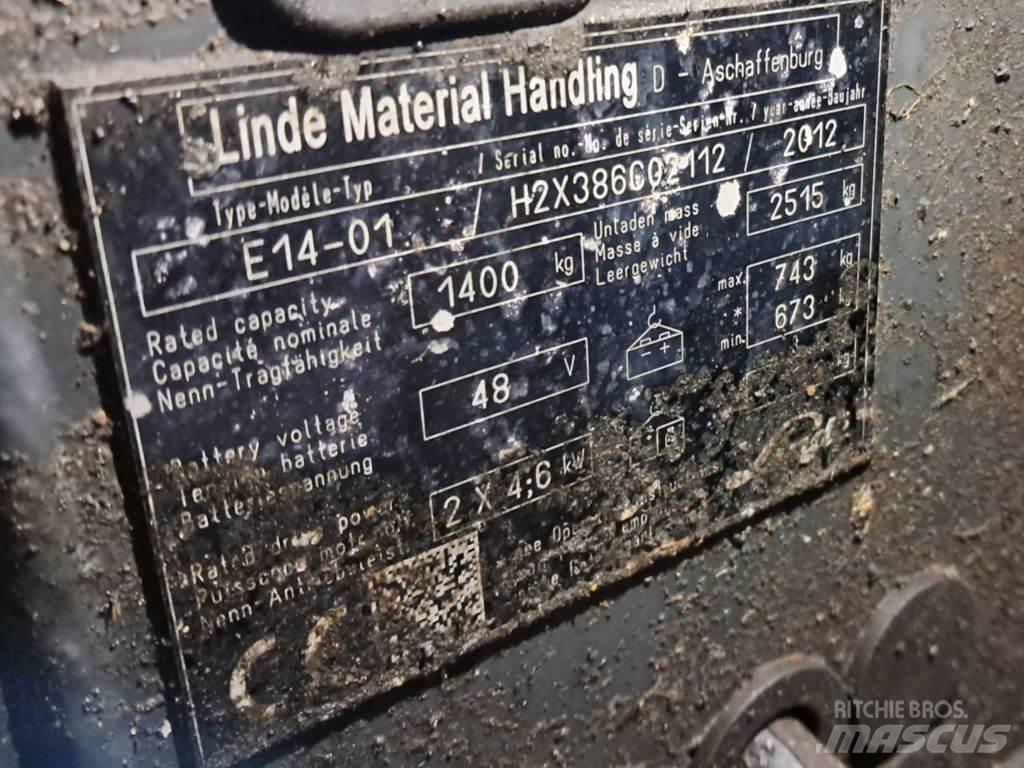 Linde E14-01 Električni viličarji