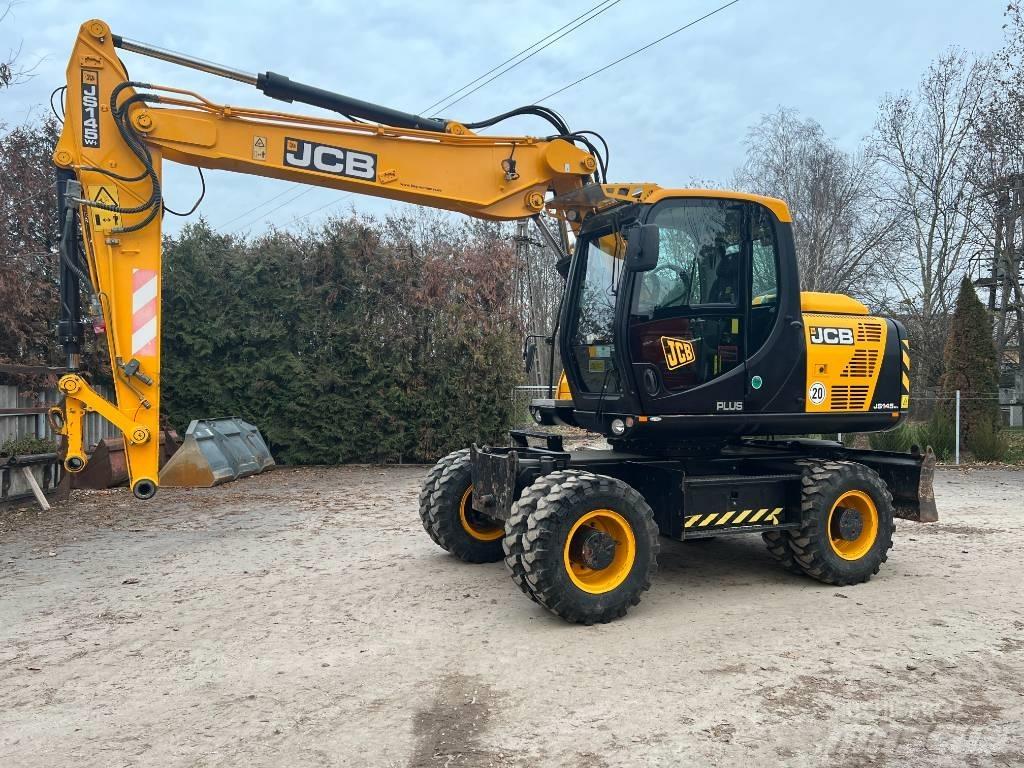 JCB JS 145 W+ TT4i Bagri na kolesih