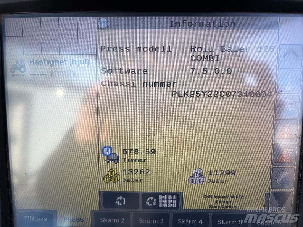 New Holland RB 125 Balirke (okrogle bale)