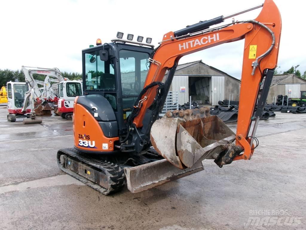 Hitachi Zaxis 33U-6 Mini bagri <7t