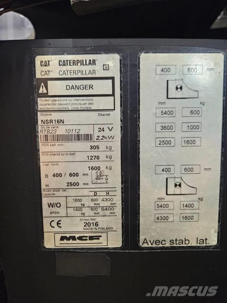 CAT NSR16N (Myyty) Samopogonski ročni viličarji