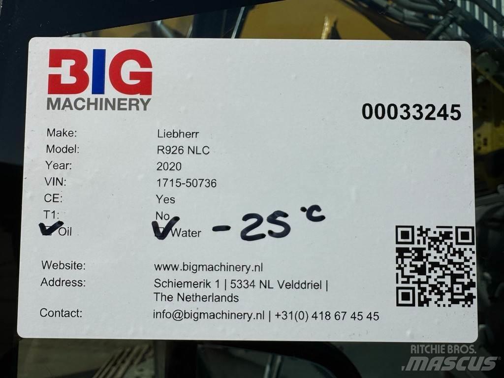 Liebherr R926 NLC Bagri goseničarji