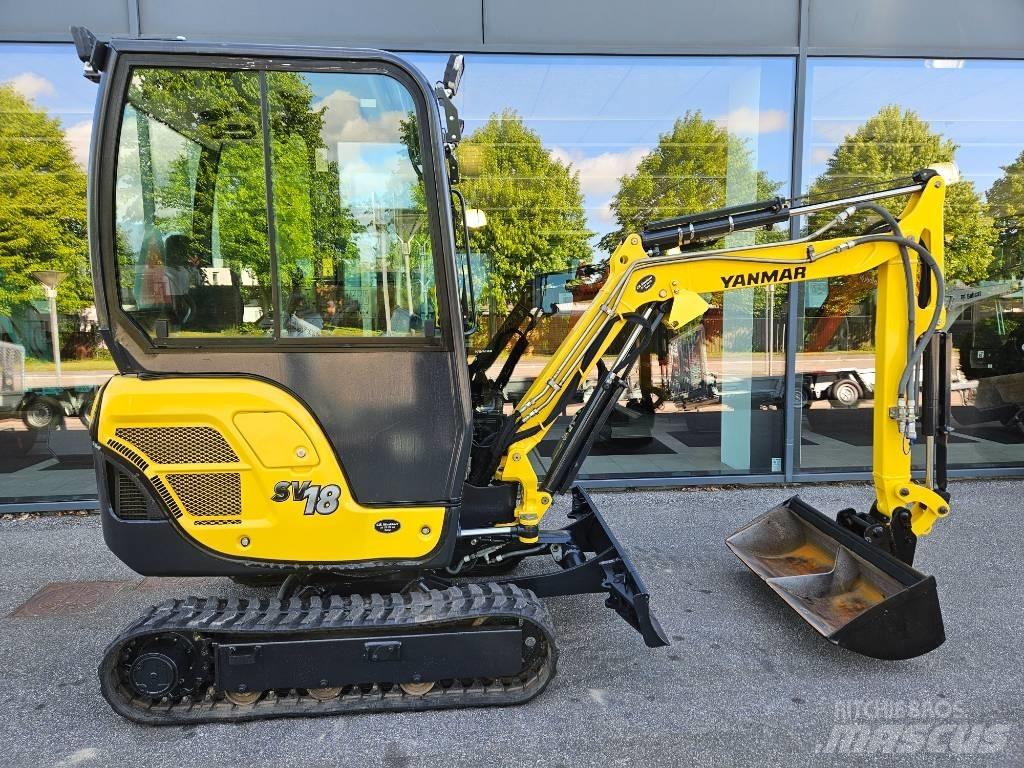 Yanmar SV 18 Mini bagri <7t