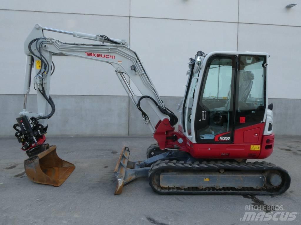 Takeuchi TB260 Mini bagri <7t