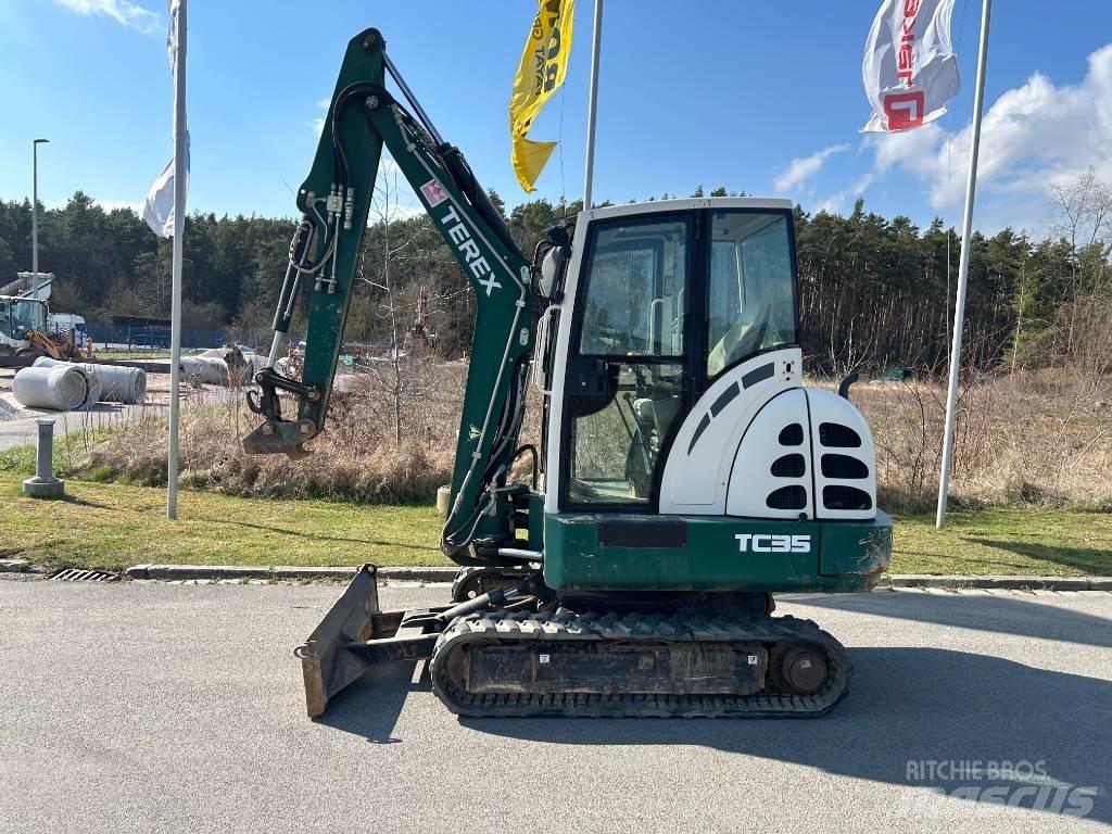 Terex TC 35 Mini bagri <7t