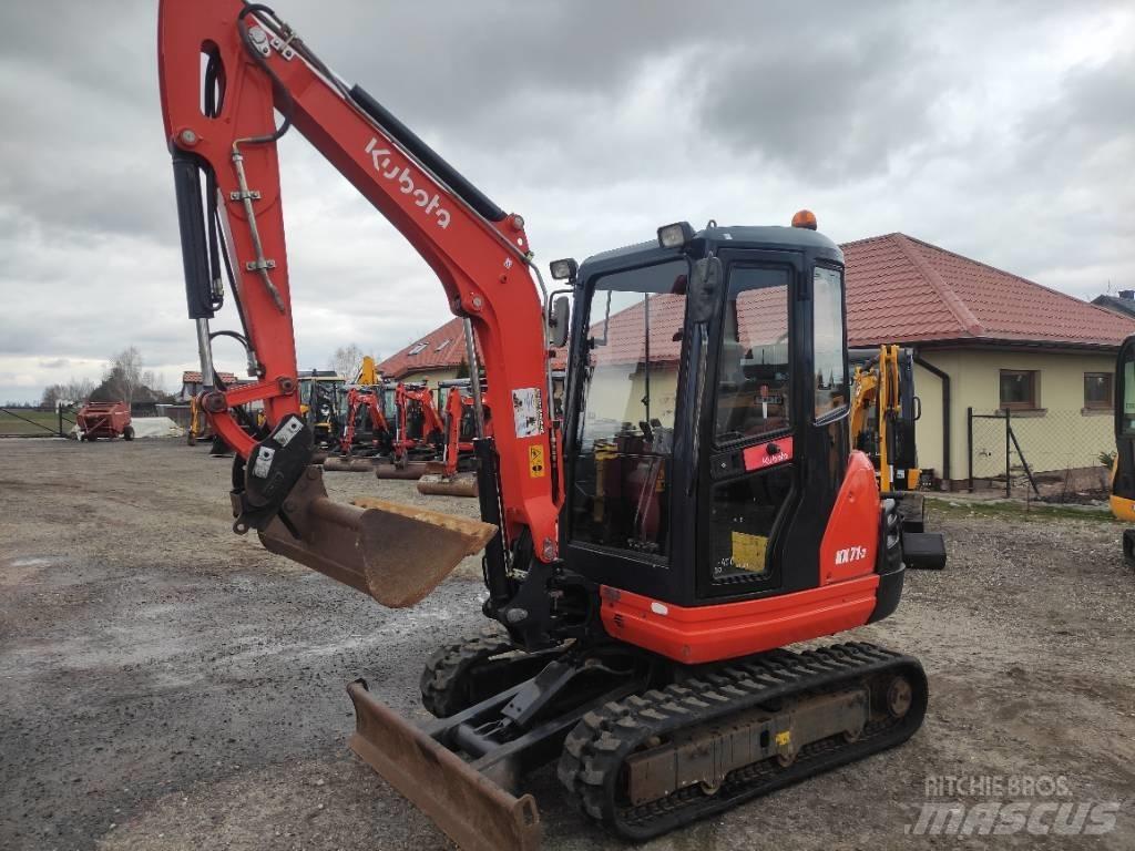Kubota KX 71-3 Mini bagri <7t