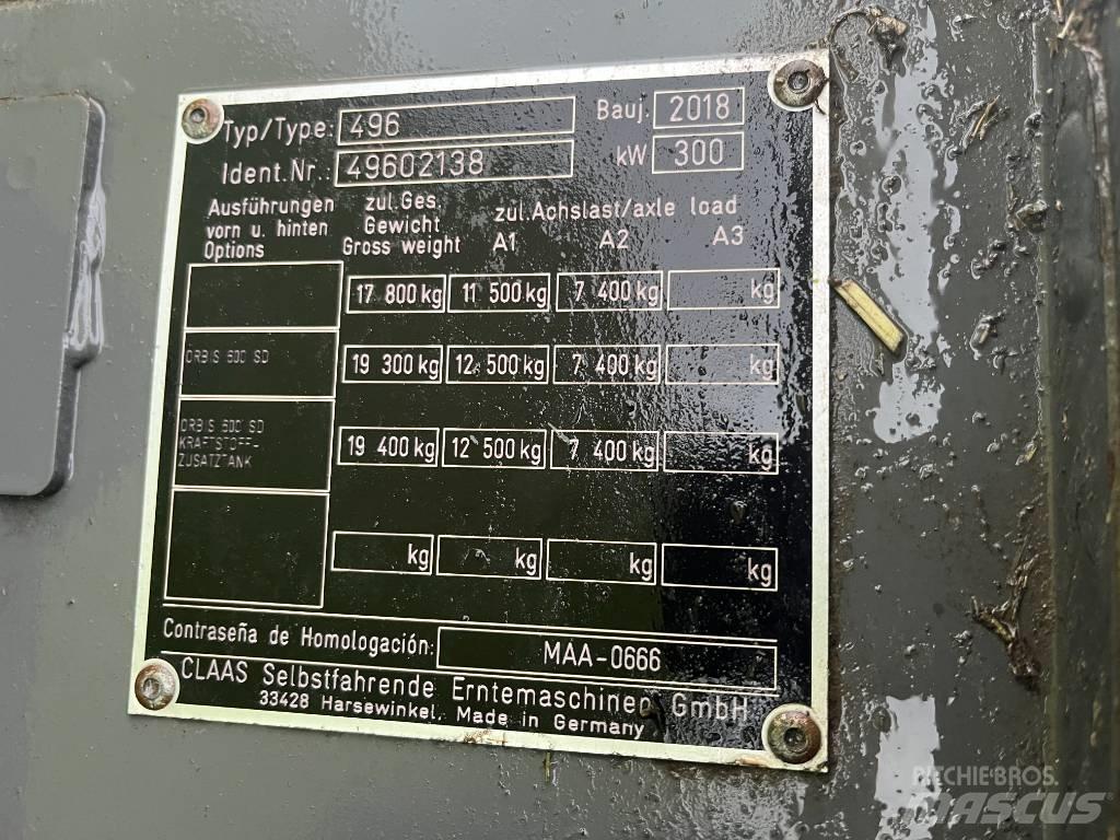 CLAAS Jaguar 840 Stroji za krmo na lastni pogon