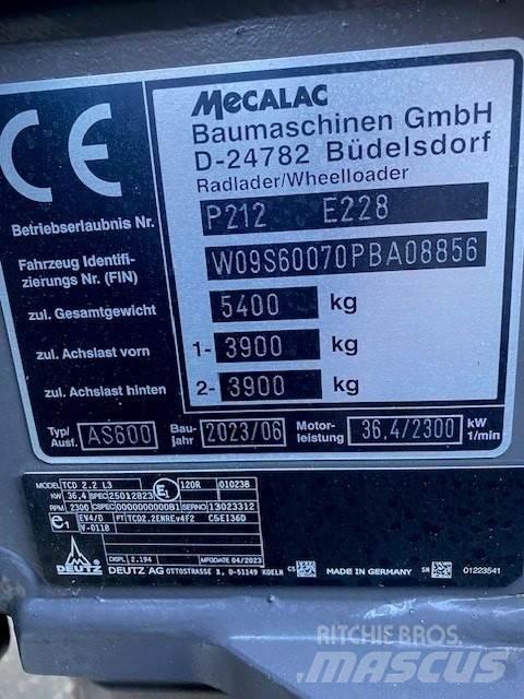 Mecalac AS600 Kolesni nakladalci