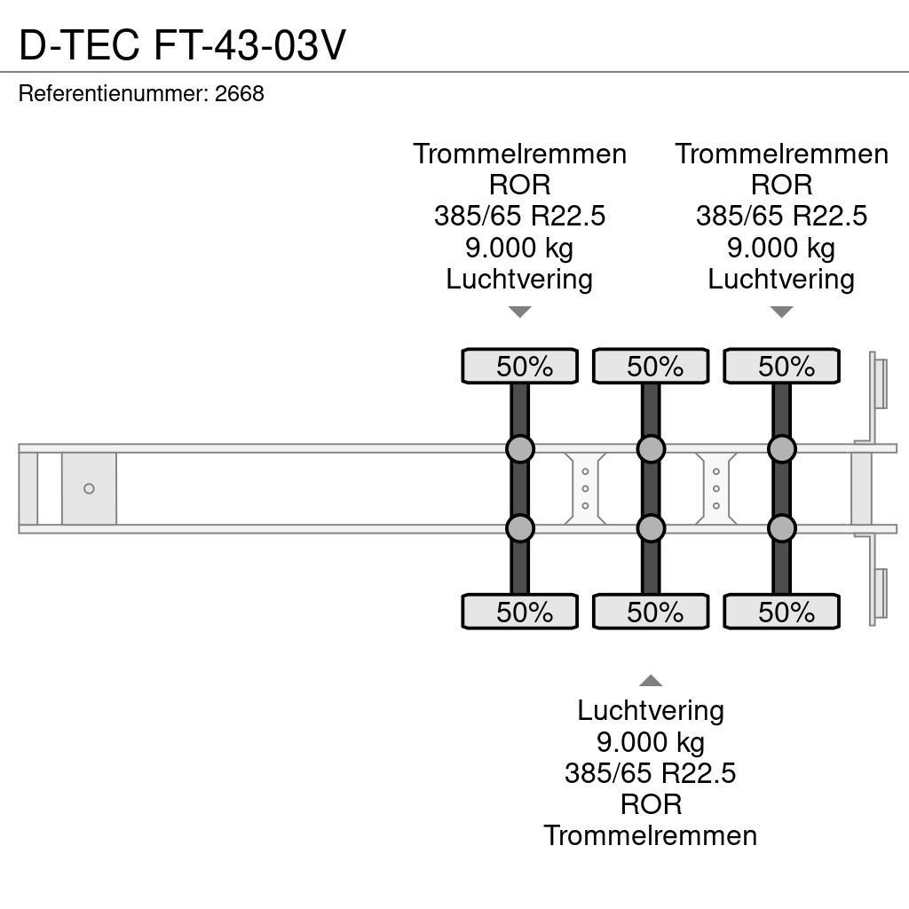 D-tec FT-43-03V Polprikolice podvozje