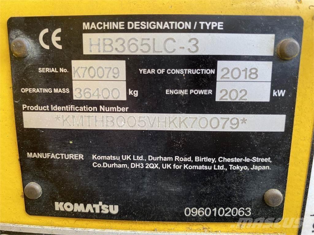 Komatsu HB365LC-3 Bagri goseničarji