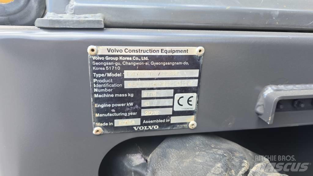 Volvo ECR 88 D Midi bagri 7t – 12t