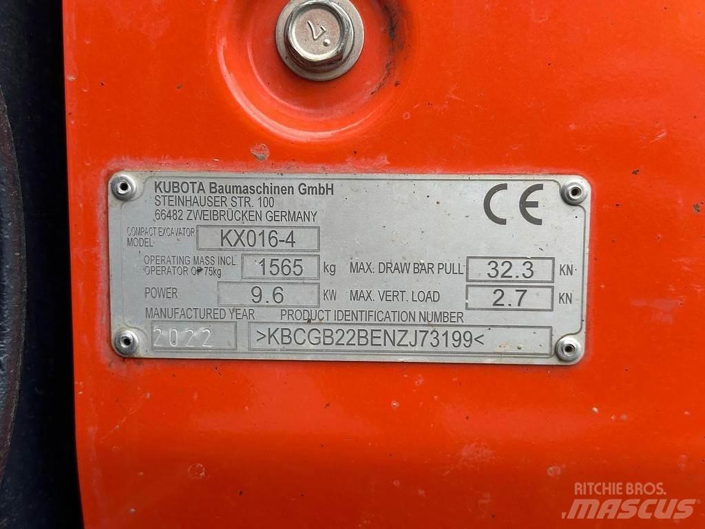 Kubota KX016-4 Mini bagri <7t