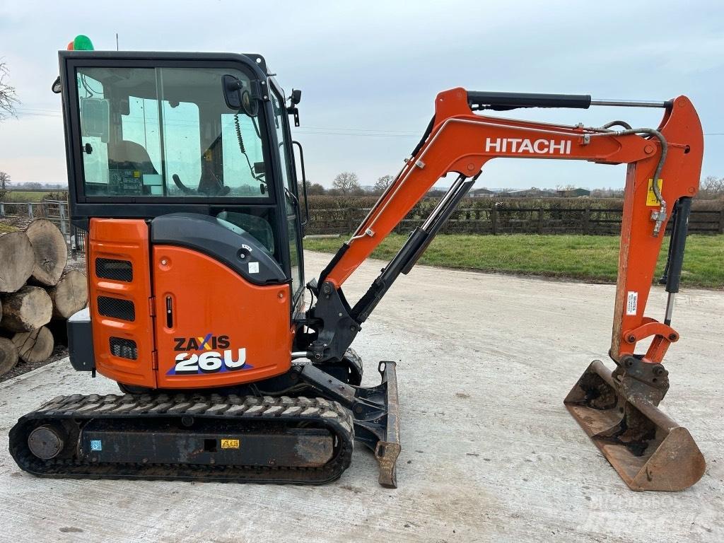Hitachi ZX 26 U-6 Mini bagri <7t