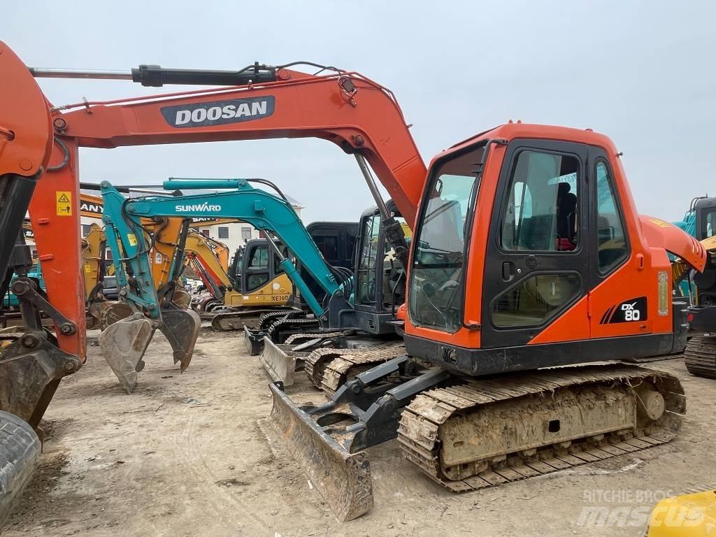 Doosan DX80 Mini bagri <7t