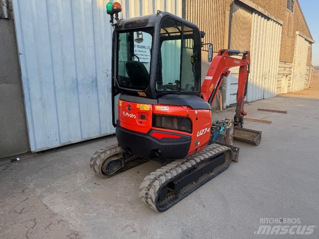 Kubota U 27 Mini bagri <7t