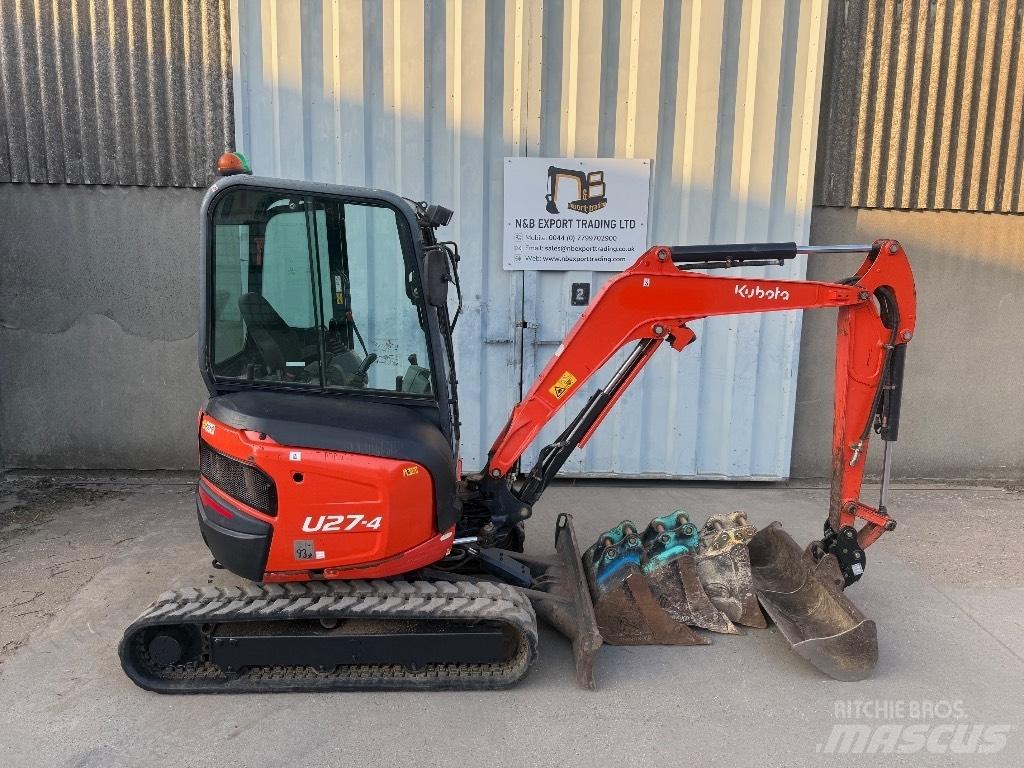 Kubota U 27 Mini bagri <7t