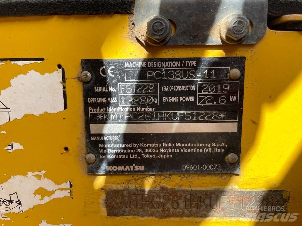 Komatsu PC 138 US-11 Bagri goseničarji