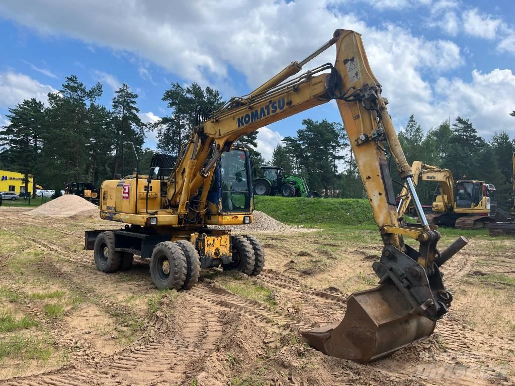 Komatsu PW 160 ES-7K Bagri na kolesih