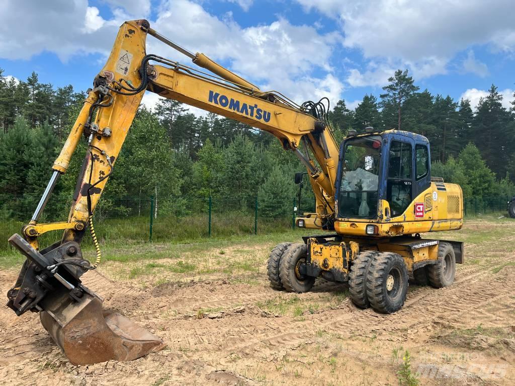 Komatsu PW 160 ES-7K Bagri na kolesih