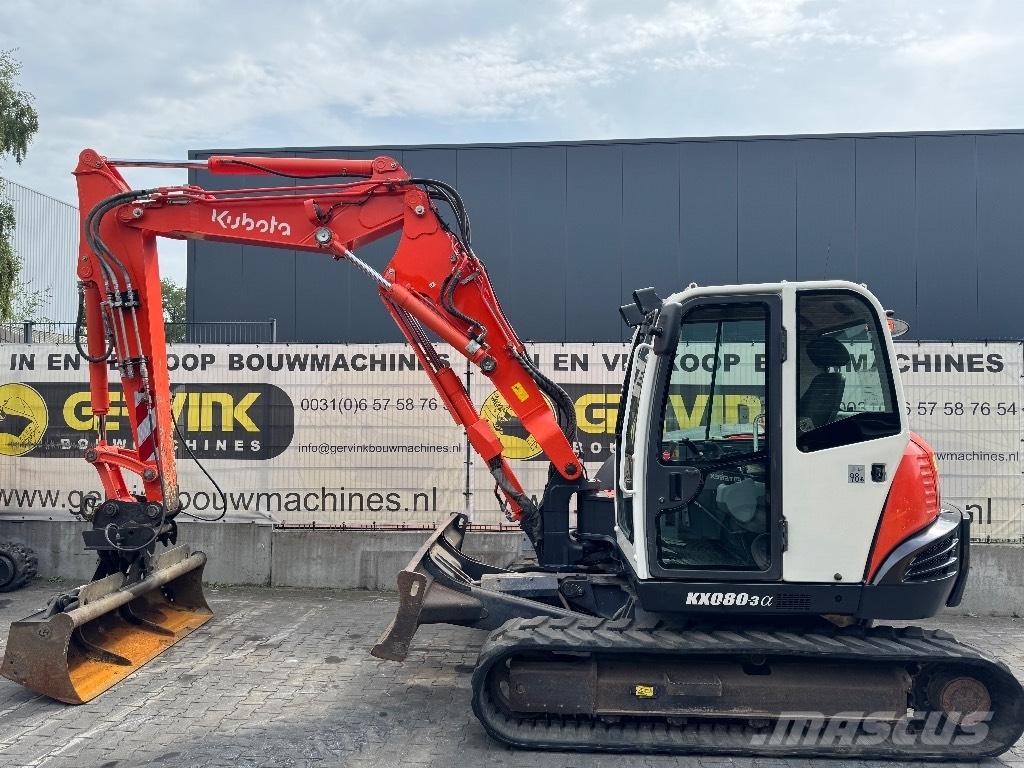 Kubota KX 080-3 A Midi bagri 7t – 12t