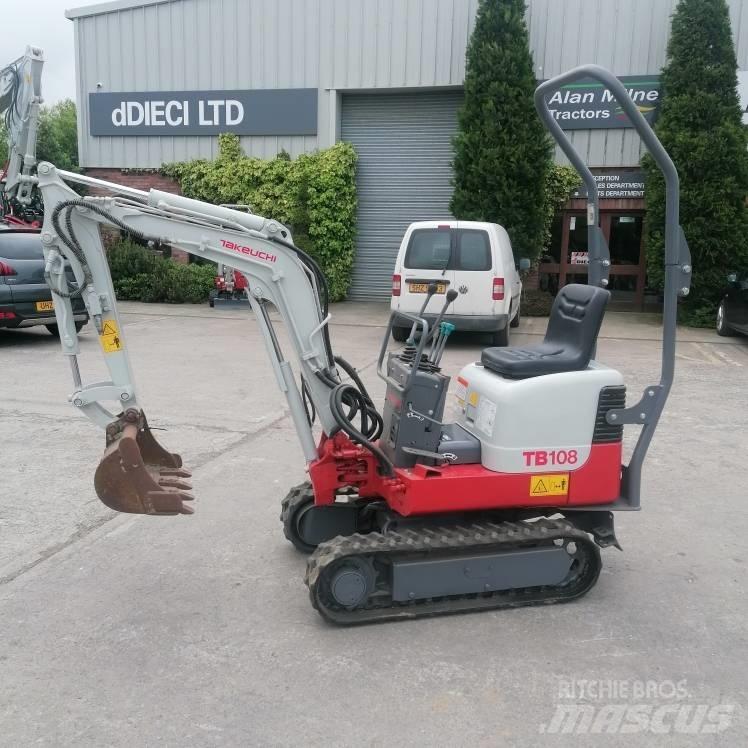 Takeuchi TB108 Mini bagri <7t
