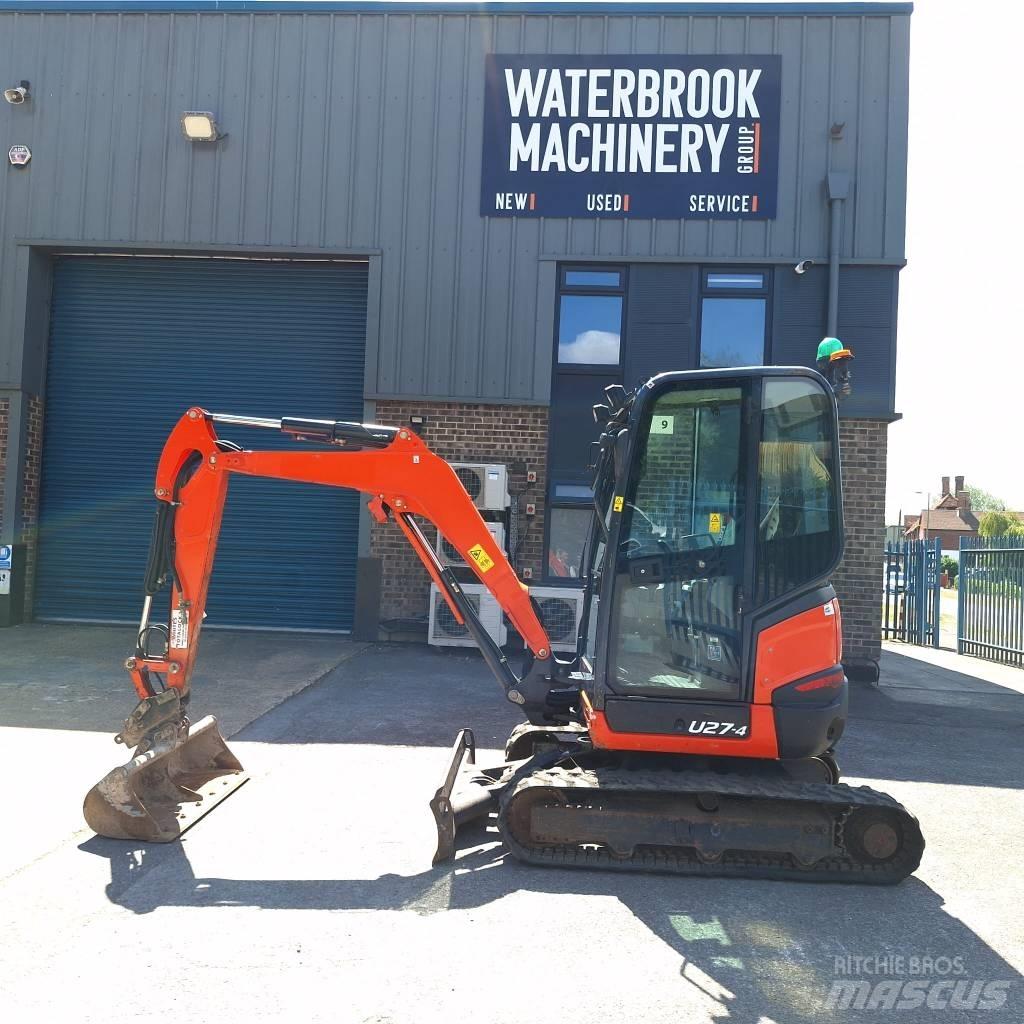 Kubota U 27-4 Mini bagri <7t