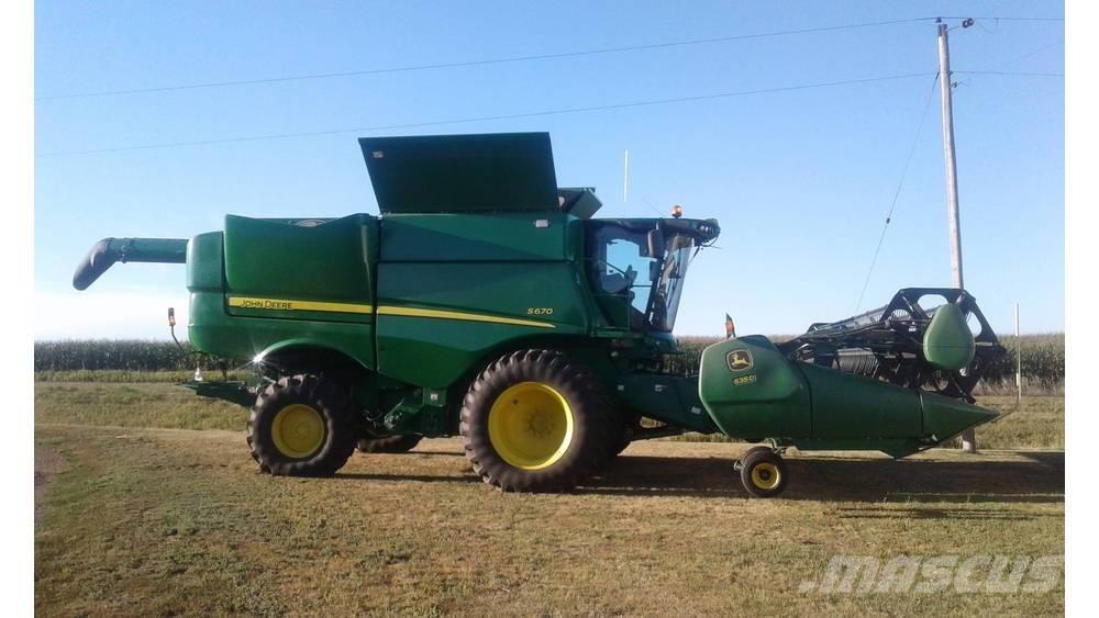 John Deere S 670 Kombajni