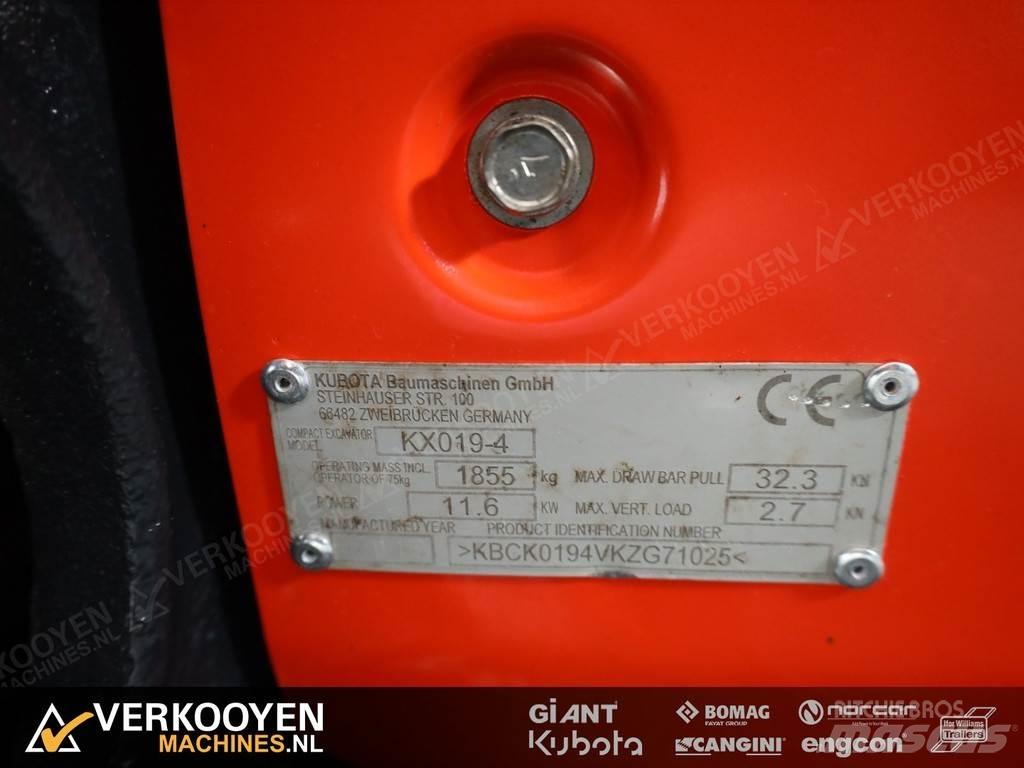 Kubota KX019-4 Mini bagri <7t