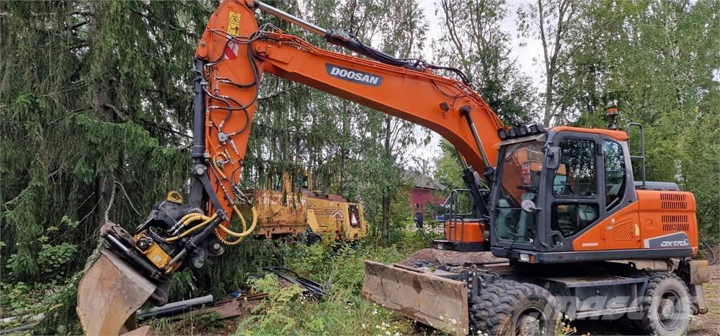 Doosan DX170W Bagri na kolesih