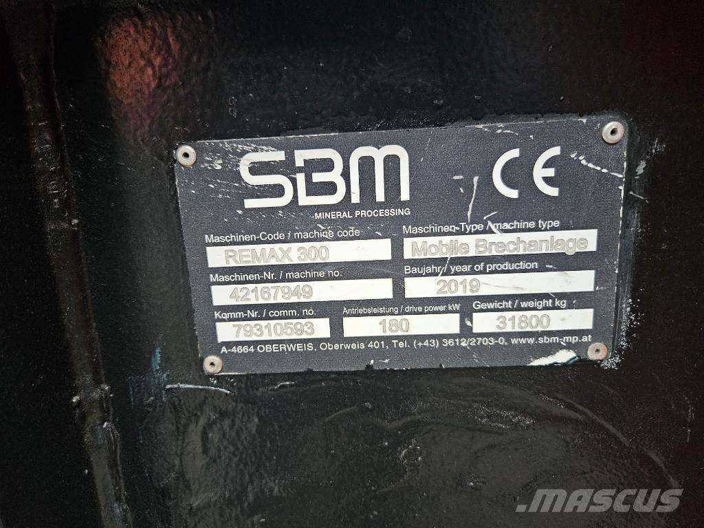 SBM Remax 300 Mobilni drobilniki