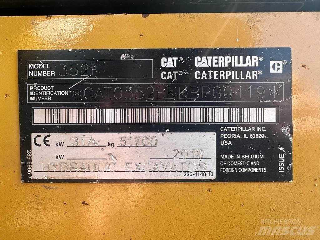 CAT 352F Bagri goseničarji